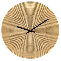 Interval Gold Metal Wall Clock