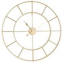 Hometime Gold Metal Skeleton Wall Clock &Ndash; 80 Cm Diameter