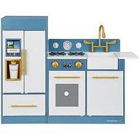 Teamson Kids Exclusive Large Wooden Kitchen With Refrigerator