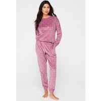 V By Very Fleece Sweat And Jogger Lounge Set