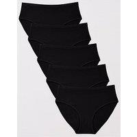 Everyday 5Pk Plain Cotton Hipster Briefs