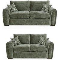 Very Home Layla Fabric 3 + 2 Seater Sofa Set (Buy & Save!)