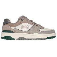 Skechers Skx-228 Lace Up Trainer - Beige