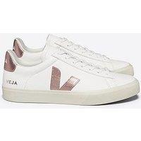 Veja Women'S Campo Trainers - Metallic White/Pink