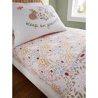 Rhs Garden Animals Fitted Sheet - Multi