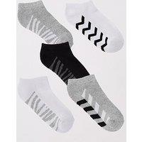 Everyday 5Pk Print Trainer Liner Socks