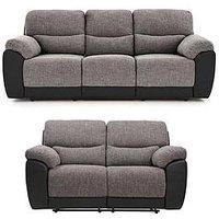 Santori 3 + 2 Seater Fabric Recliner Sofa