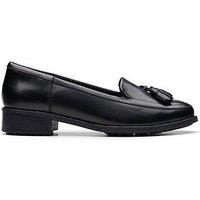 Clarks Havisham Edge Loafer - Black Leather