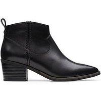Clarks Morzine Sky Leather Ankle Boot