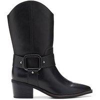 Clarks Morzine Rise Calf Boot - Black