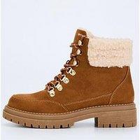 V By Very Hiker Boot - Brown