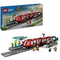 Lego City Downtown Tram And Station Toy Set 60423