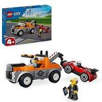 Lego City Tow Truck And Sports Car Repair Toy 60435