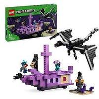Lego Minecraft The Ender Dragon And End Ship 21264