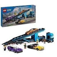 Lego City Car Transporter Truck With Sports Cars 60408