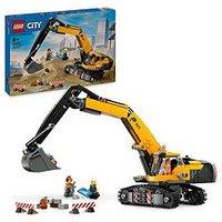 Lego City Yellow Construction Excavator Toy 60420