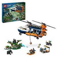 Lego City Jungle Explorer Helicopter At Base Camp 60437