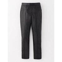 V By Very Girls Pu Single Legging - Black