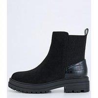 Everyday Chunky Ankle Boot - Black