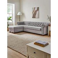 Very Home Chester Left Hand Fabric Corner Chaise Sofa - Fsc Certified