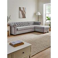 Very Home Chester Right Hand Fabric Corner Chaise Sofa - Fsc Certified