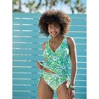 Joe Browns Coconut Bay Tankini Top - Green