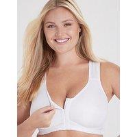 Miss Mary Of Sweden Nova Non Wired Bra With Front Closure - White