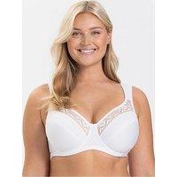 Miss Mary Of Sweden Breeze Underwired Bra In Tencelt Lyocell Mix - White