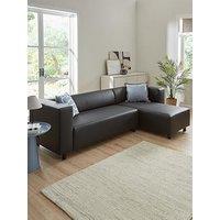 Very Home Clarke Right Hand Corner Faux Leather Chaise