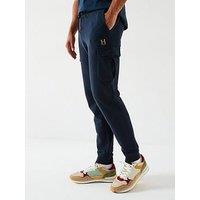 Hackett Heritage H Cargo Joggers - Navy