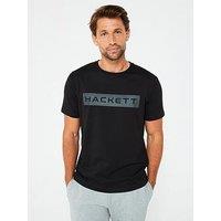 Hackett Essential Chest Box Logo T-Shirt - Black