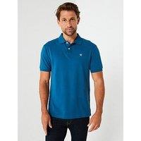 Hackett Slim Fit Left Chest Logo Polo Shirt - Blue