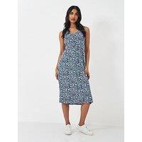 Crew Clothing Alyssa Sleeveless Button Through Dress - Multi