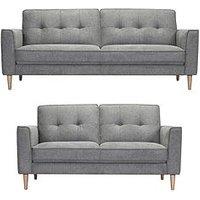 Violino Oxford 3 + 2 Seater Fabric Sofa