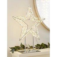 Festive 45 Cm Star Room Light On Stand Christmas Decoration