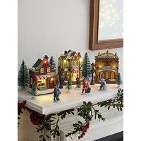 Festive 17 Piece Lit Village Set