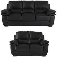 Verona 3 + 2 Seater Leather Sofa