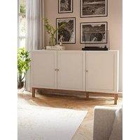 Penkridge 3 Door, 1 Drawer Sideboard - Grey/Oak