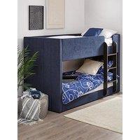 Very Home Panelled Bunk Bed With Mattress Options (Buy & Save!) - Deep Blue - Bunk Bed Frame Only