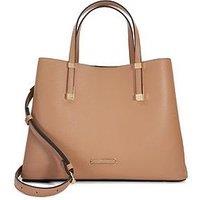 Dune London Dorry Branded Hardware Tote Bag - Taupe