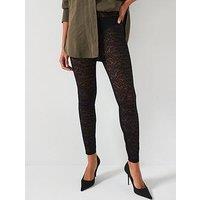 V By Very Lace Legging - Black