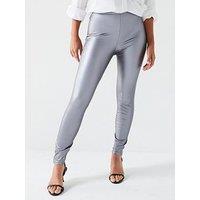 V By Very Foil Metallic Legging