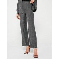 V By Very Glitter Lurex Co Ord Wide Leg Trouser