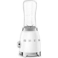 Smeg Pbf01 Retro Style Personal Blender, 600Ml, 300W - White