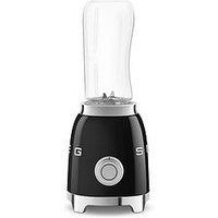 Smeg Pbf01 Retro Style Personal Blender, 600Ml, 300W - Black