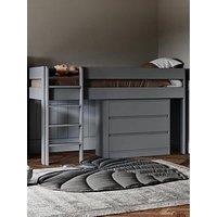 Little Acorns Childrens Mid Sleeper Bedframe - Grey