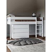 Little Acorns Childrens Mid Sleeper Bedframe - White