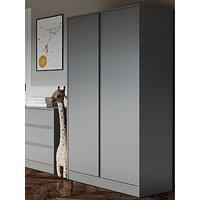 Little Acorns Childrens 2 Door Wardrobe - Grey