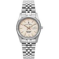 Jacques Du Manoir Swiss-Made Ladies Inspiration Passion Silver Plated Watch