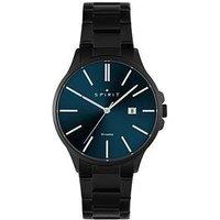 Spirit Gents Classic Polished Black Bracelet Watch